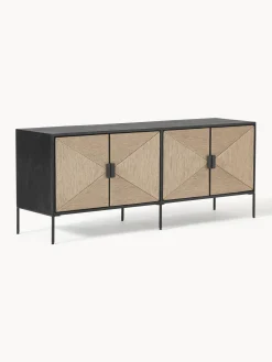 Aparador Con Puertas De Madera De Mango Maciza June