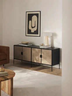 Aparador Con Puertas De Madera De Mango Maciza June