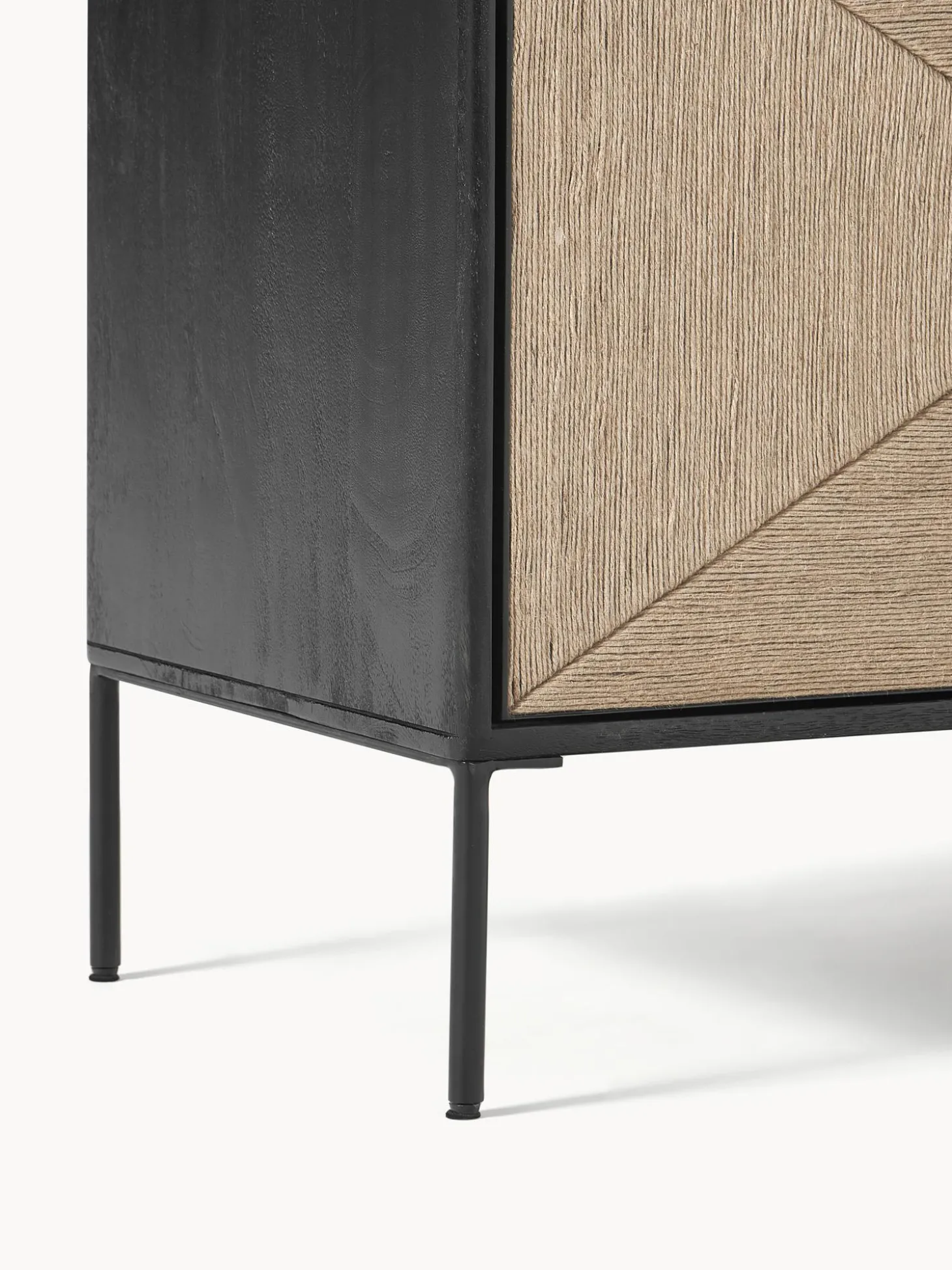 Aparador Con Puertas De Madera De Mango Maciza June