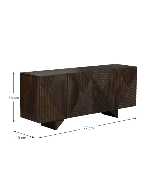 Aparador De Madera De Maciza Louis