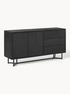 Aparador De Madera Maciza Con Puertas Y Cajones Luca