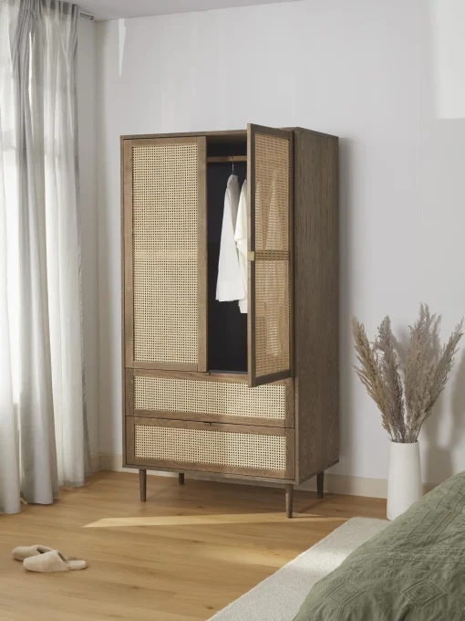 Armario Aries, 2 Puertas Y Cajones