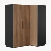 Armario Esquinero Modular Simone, 3 Puertas (165 Cm), Diferentes Variantes