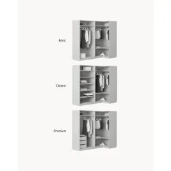 Armario Esquinero Modular Charlotte, 4 Puertas (215 Cm), Diferentes Variantes
