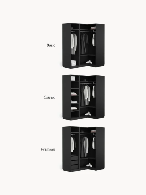 Armario Esquinero Modular Simone, 3 Puertas (165 Cm), Diferentes Variantes
