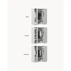 Armario Esquinero Modular Leon, 2 Puertas (115 Cm), Diferentes Variantes