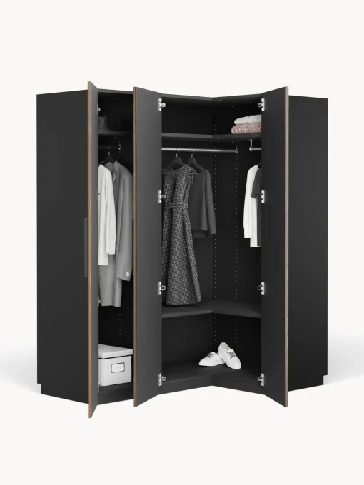 Armario Esquinero Modular Simone, 3 Puertas (165 Cm), Diferentes Variantes