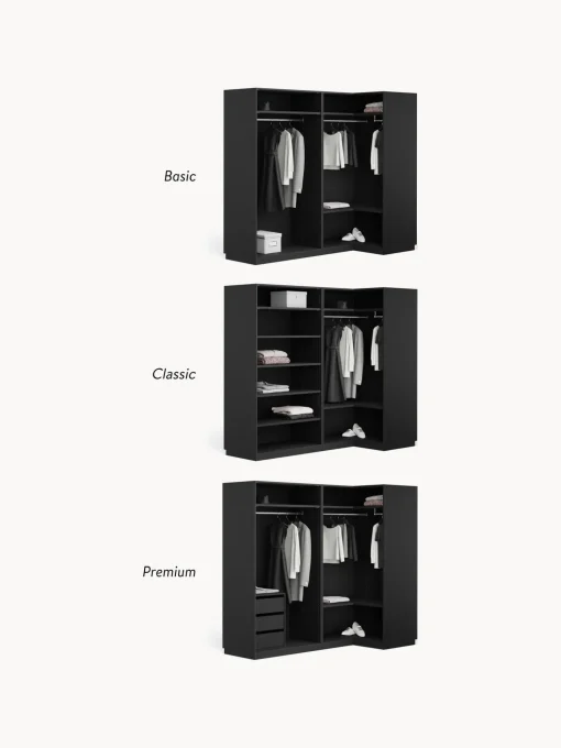Armario Esquinero Modular Simone, 4 Puertas (215 Cm), Diferentes Variantes