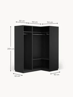 Armario Esquinero Modular Simone, 3 Puertas (165 Cm), Diferentes Variantes