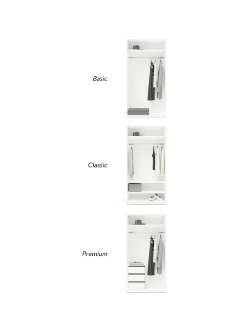 Armario Modular Charlotte, 2 Puertas (100 Cm), Diferentes Variantes