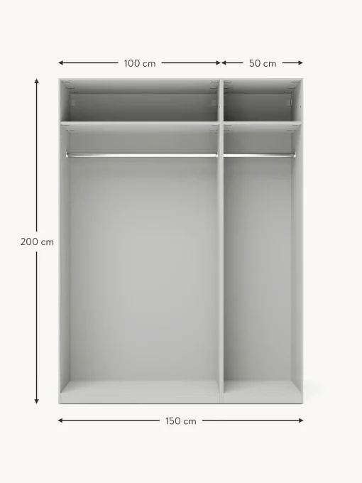 Armario Modular Charlotte, 3 Puertas (150 Cm), Diferentes Variantes