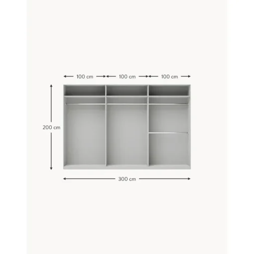 Armario Modular Leon, 6 Puertas (300 Cm), Diferentes Variantes
