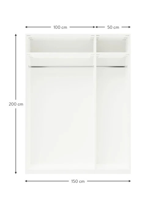 Armario Modular Leon, 3 Puertas (150 Cm), Diferentes Variantes