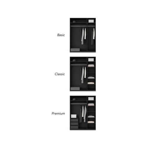 Armario Modular Leon, 3 Puertas (150 Cm), Diferentes Variantes