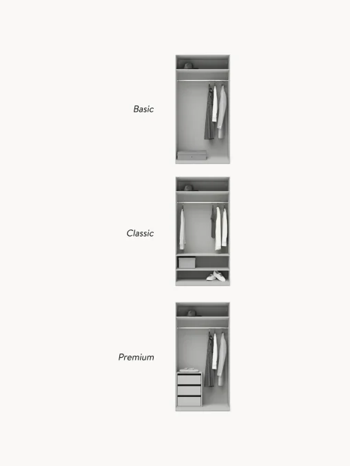 Armario Modular Leon, 2 Puertas (100 Cm), Diferentes Variantes