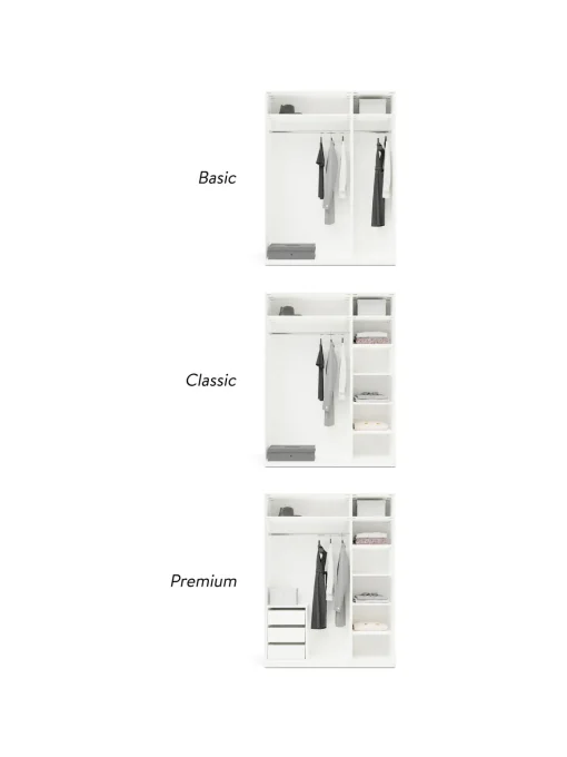 Armario Modular Leon, 3 Puertas (150 Cm), Diferentes Variantes