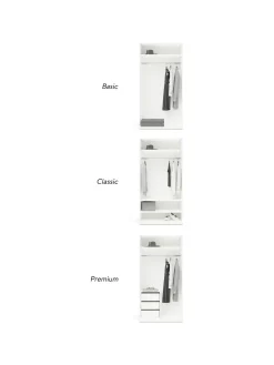 Armario Modular Leon, 2 Puertas (100 Cm), Diferentes Variantes