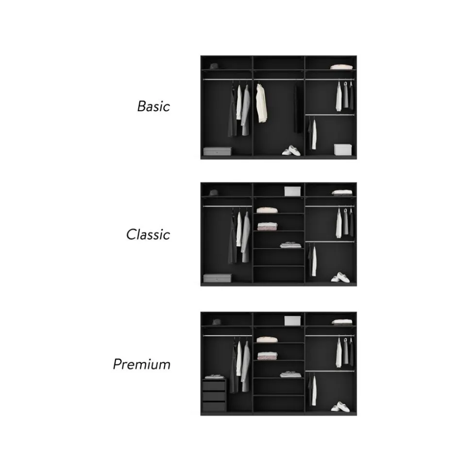 Armario Modular Leon, 6 Puertas (300 Cm), Diferentes Variantes