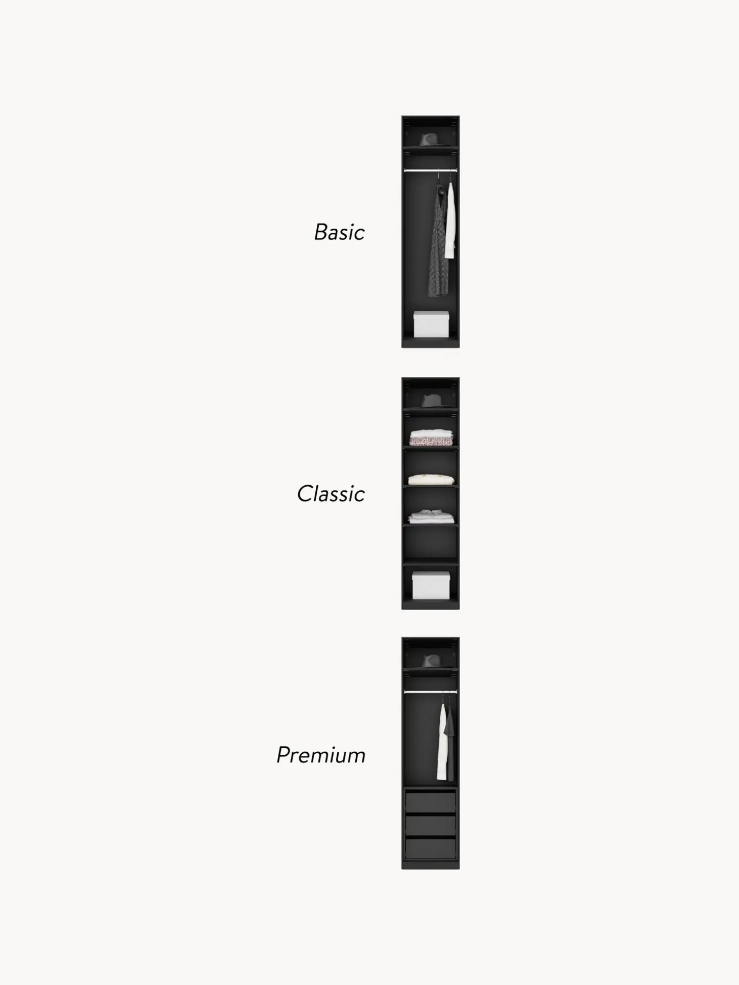 Armario Modular Simone, 1 Puerta (50 Cm), Diferentes Variantes