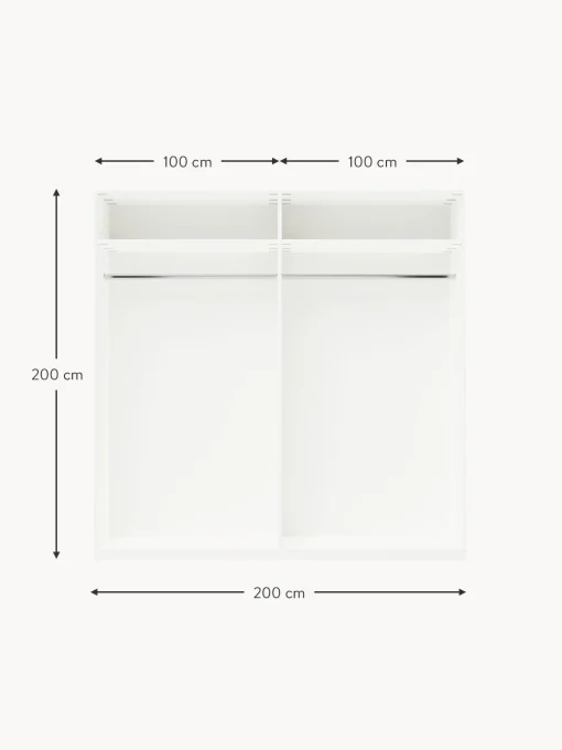 Armario Modular Simone, 4 Puertas (200 Cm), Diferentes Variantes