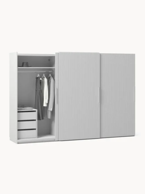 Armario Modular Simone, 3 Puertas Correderas (300 Cm), Diferentes Variantes