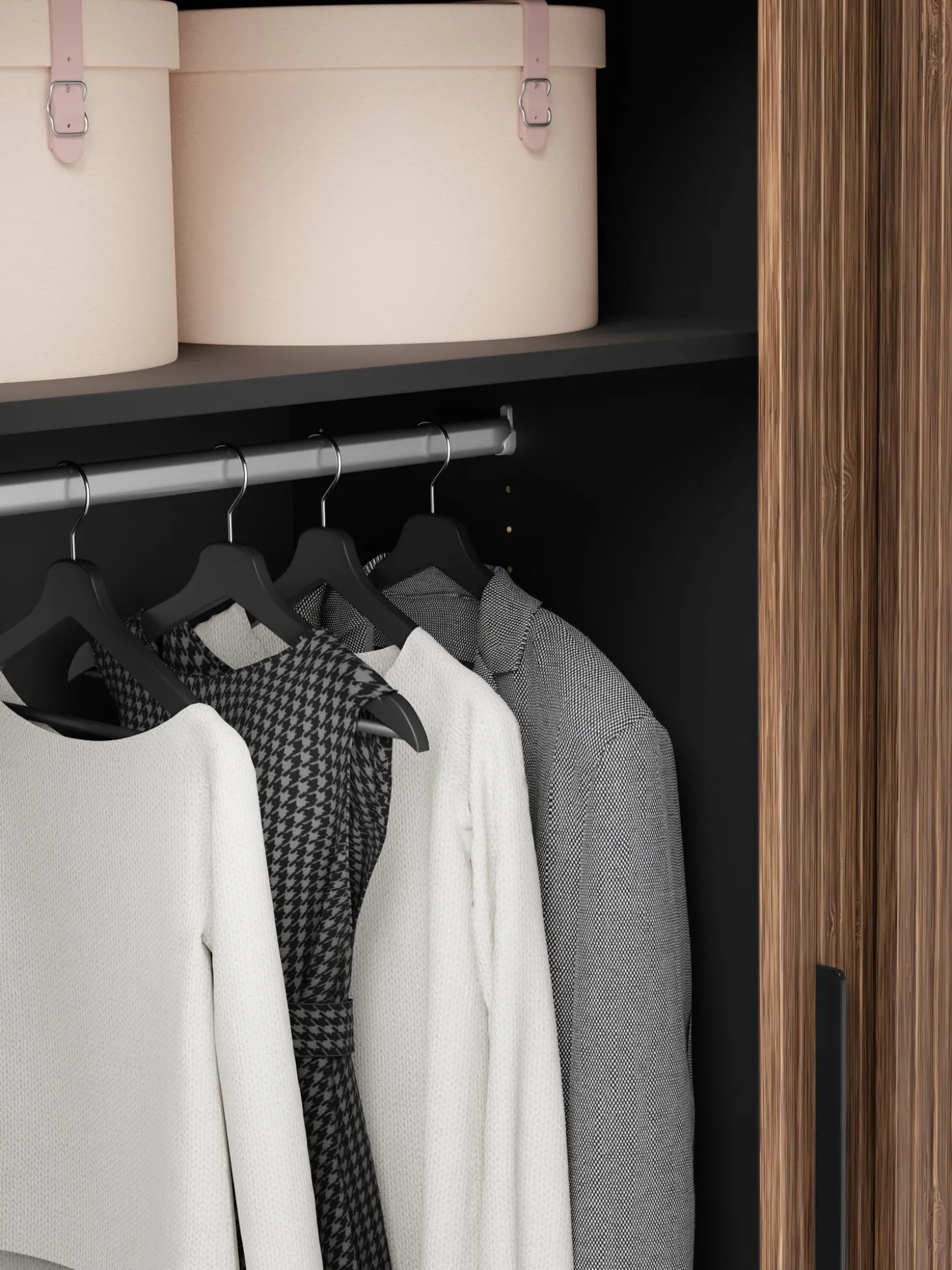 Armario Modular Simone, 2 Puertas Correderas (200 Cm), Diferentes Variantes