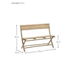 Banco De Bambu Para Jardin Mandisa