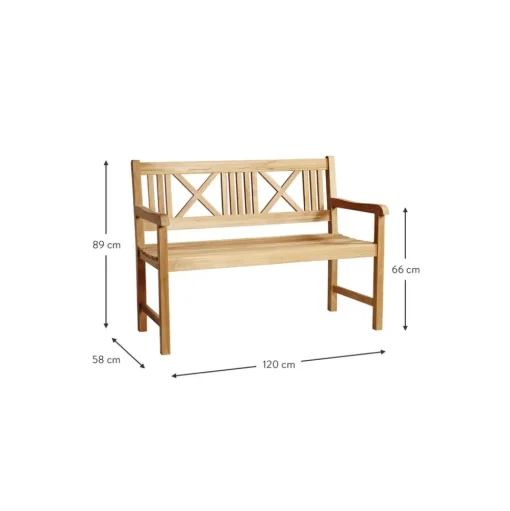 Banco De Madera De Teca Para Exterior Rosenborg
