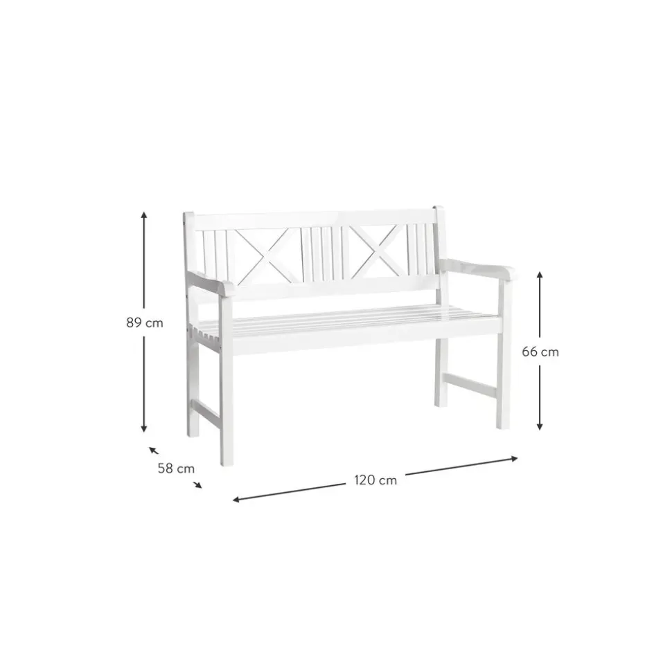 Banco Grande De Madera Para Exterior Rosenborg