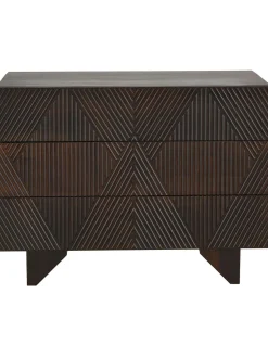 Cajonera De Madera De Mango Maciza Louis