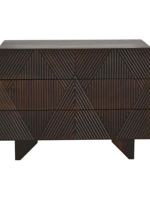 Cajonera De Madera De Mango Maciza Louis