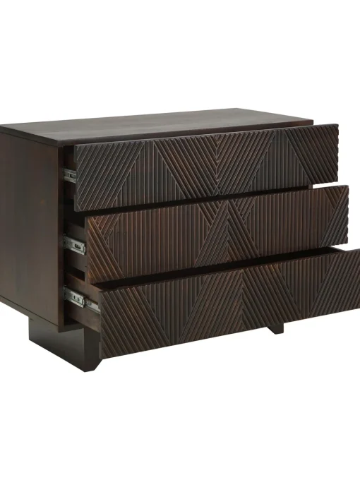 Cajonera De Madera De Mango Maciza Louis