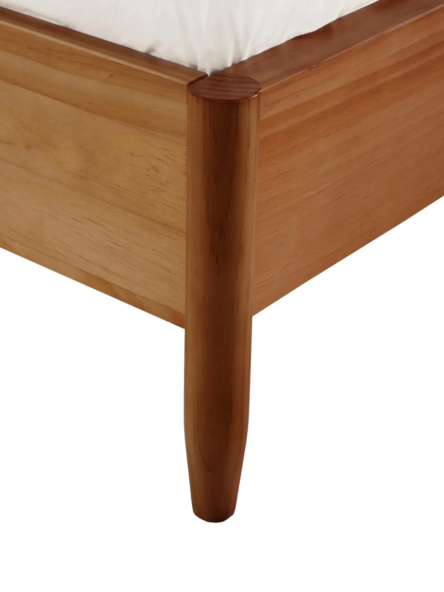 Cama De Madera De Pino Maciza Windsor, Con Cabecero