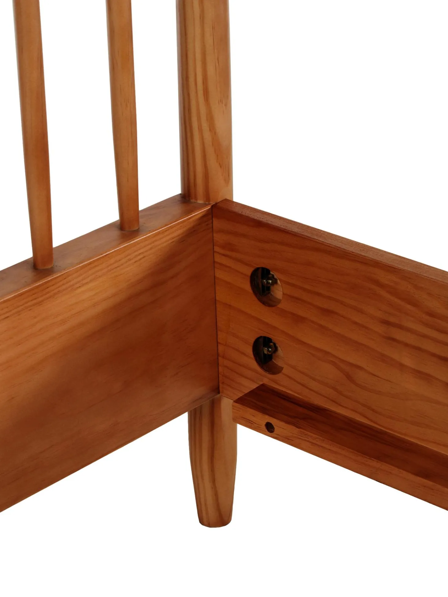 Cama De Madera De Pino Maciza Windsor, Con Cabecero
