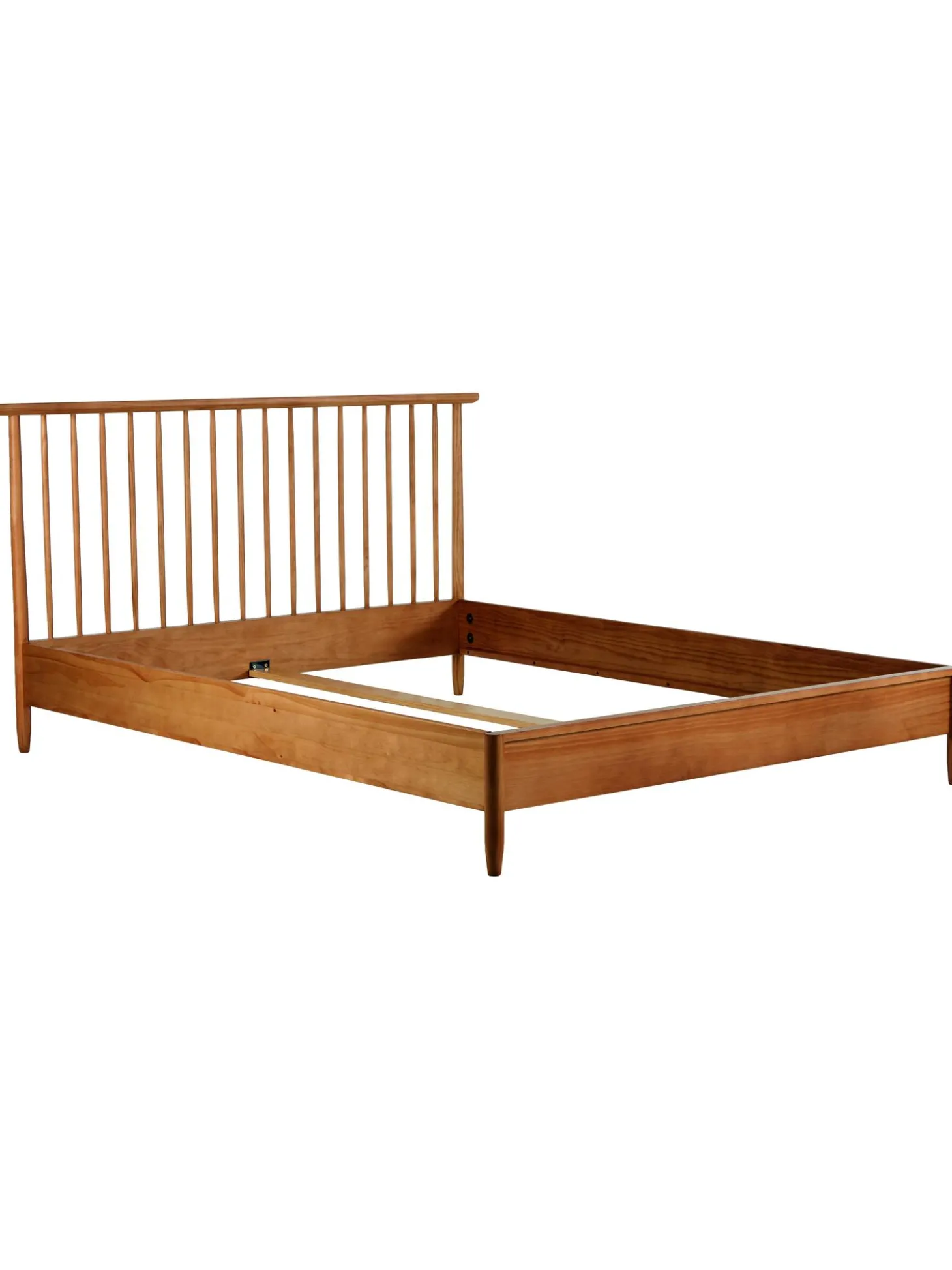 Cama De Madera De Pino Maciza Windsor, Con Cabecero