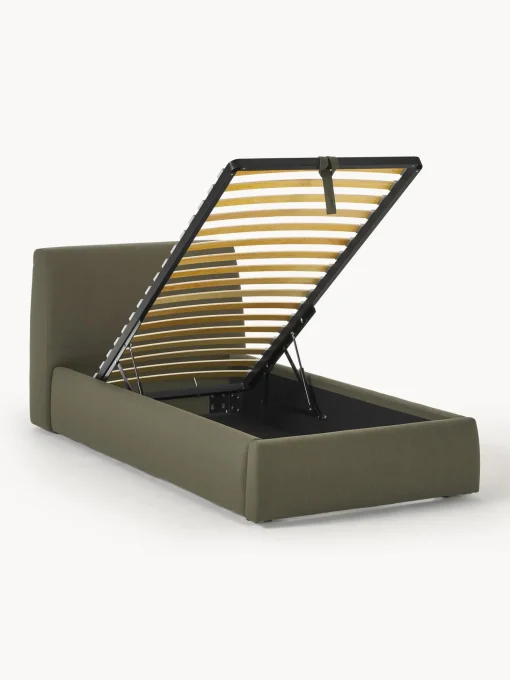 Cama Individual Cloud, Con Espacio De Almacenamiento