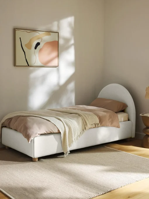 Cama Individual En Tejido Boucle Ebba