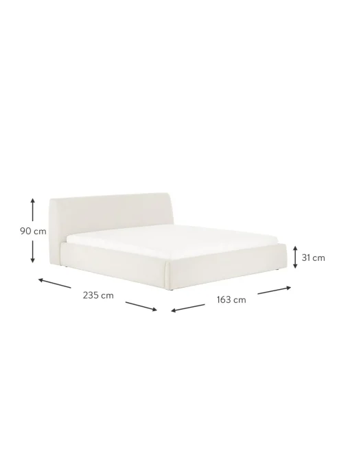 Cama Tapizada Cloud