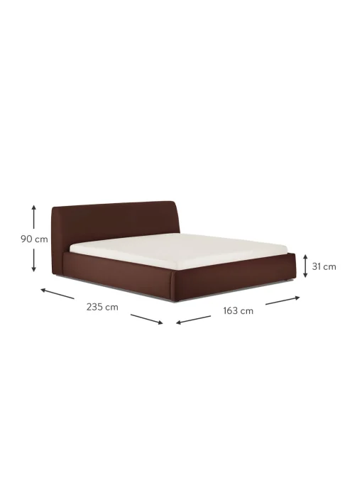 Cama Tapizada Cloud