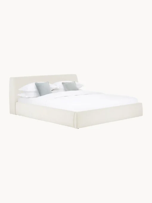 Cama Tapizada Cloud, Con Espacio De Almacenamiento