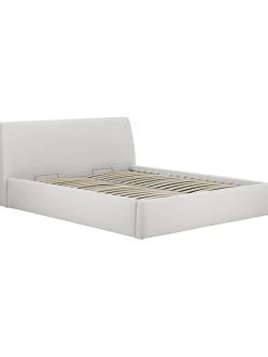 Cama Tapizada Cloud, Con Espacio De Almacenamiento