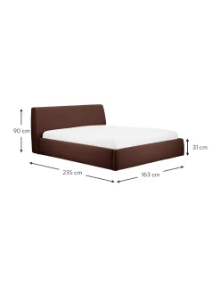 Cama Tapizada Cloud, Con Espacio De Almacenamiento