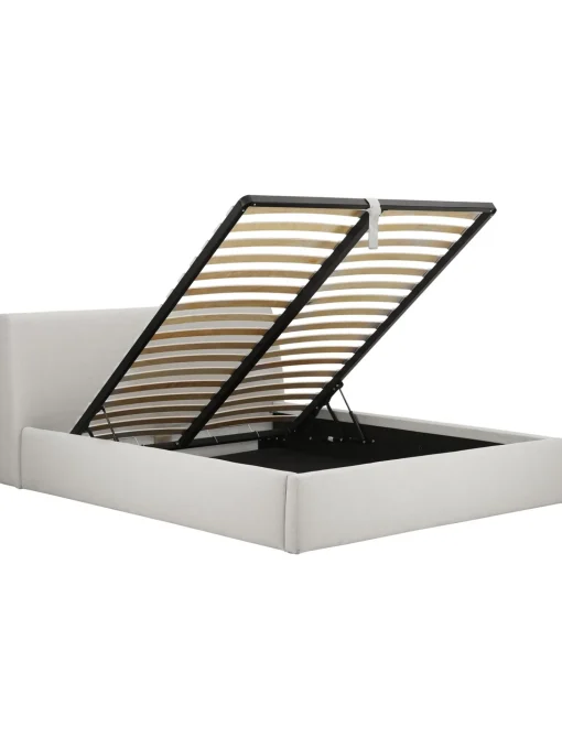Cama Tapizada Cloud, Con Espacio De Almacenamiento