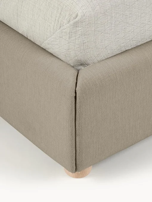 Cama Tapizada Ebba, Con Espacio De Almacenamiento
