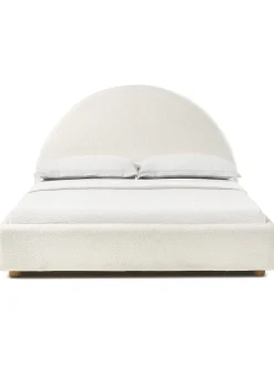 Cama Tapizada En Tejido Boucle Ebba