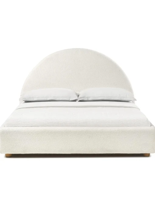 Cama Tapizada En Tejido Boucle Ebba