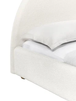 Cama Tapizada En Tejido Boucle Ebba