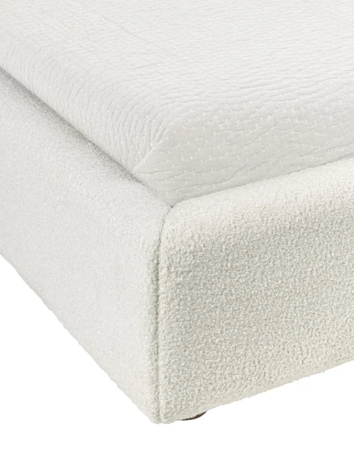 Cama Tapizada En Tejido Boucle Ebba