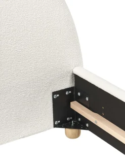 Cama Tapizada En Tejido Boucle Ebba