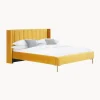 Cama Tapizada En Terciopelo Dusk